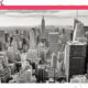 New York City Skyline in schwarz-weiß