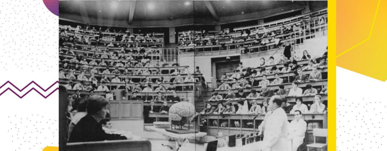 Studierende in einem Hörsaal im Jahr 1961 Studium in der DDR