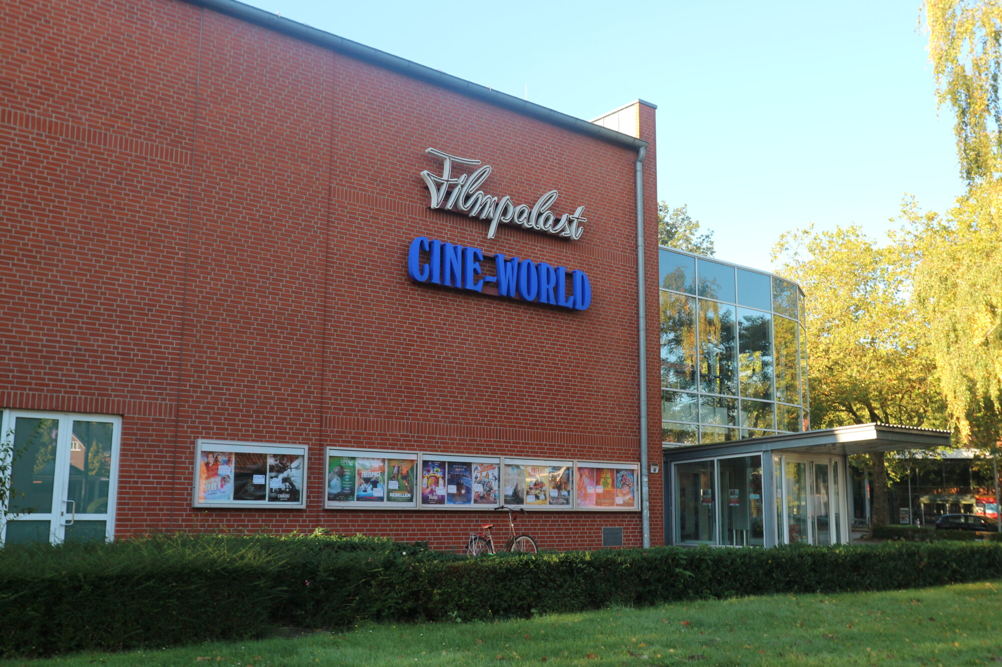 So sieht das Cineworld in Lingen von außen aus.