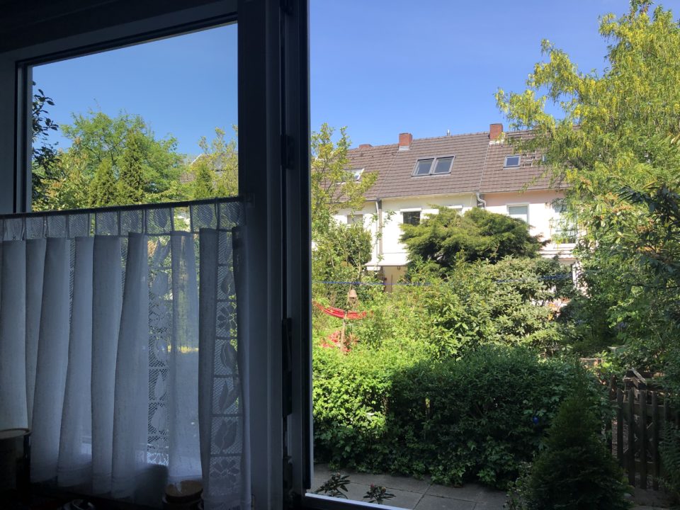 Lingen grüßt die Welt Der Blick aus dem Fenster (Tag 18