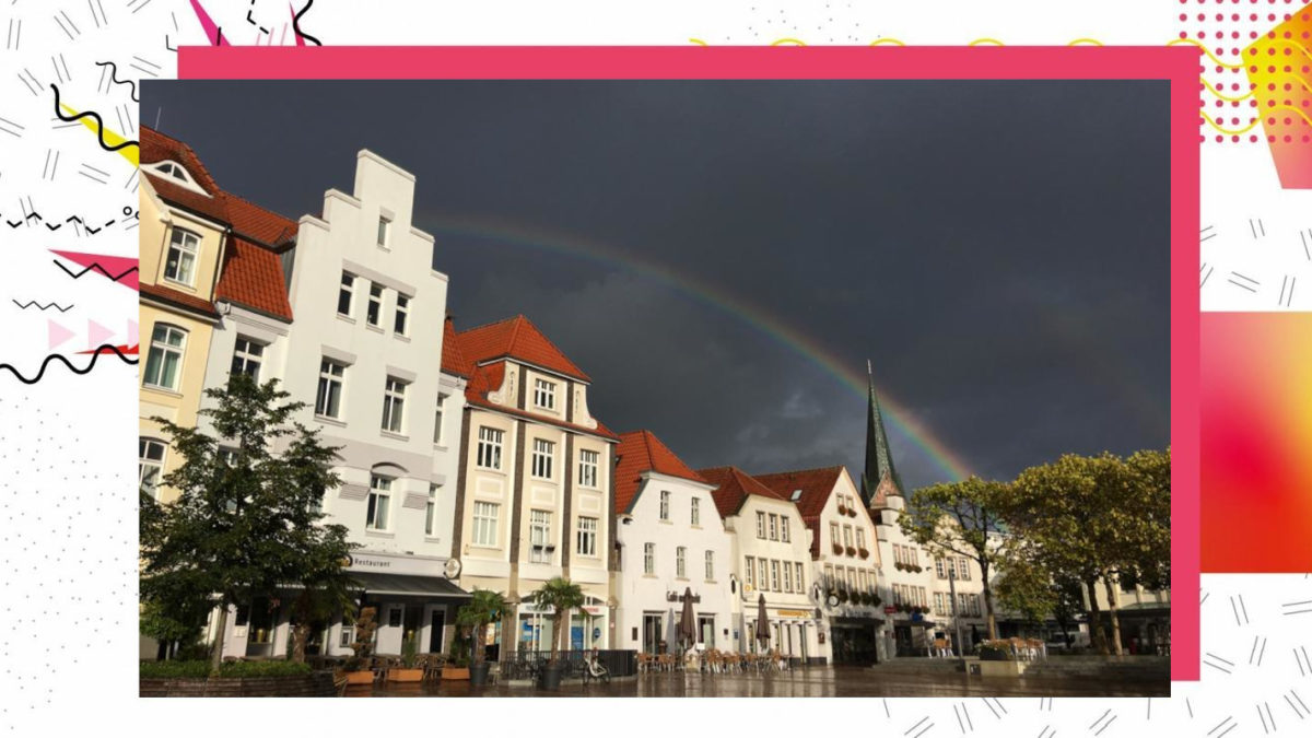 Lingen grüßt die Welt Der Blick aus dem Fenster (Tag 20